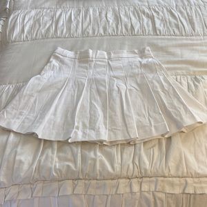 White skirt
